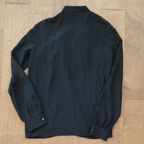 No. 21 ITALY Silk Acetate Ruffle Neck embellished blouse IT 38 US 2 - Picture 2 of 8